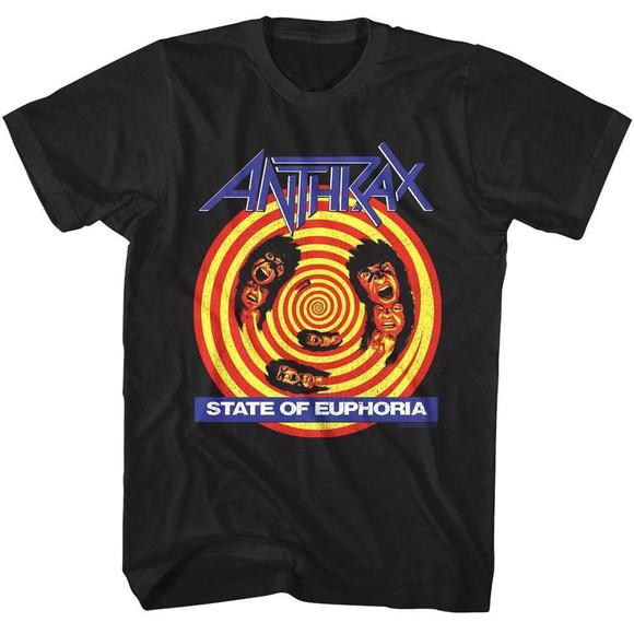 Tops - Anthrax State Of Euphoria Unisex T Shirt